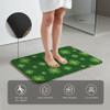 dcetiAAm Flannel Front Door Mat 24 16 Inch, St. Patrick's Romantic Sweet No Slip Shower Rug Water Absorbing Bathroom Decorations Bathroom Rugs Non Slip Washable Outdoor Door Mats for Outside Entry view 3