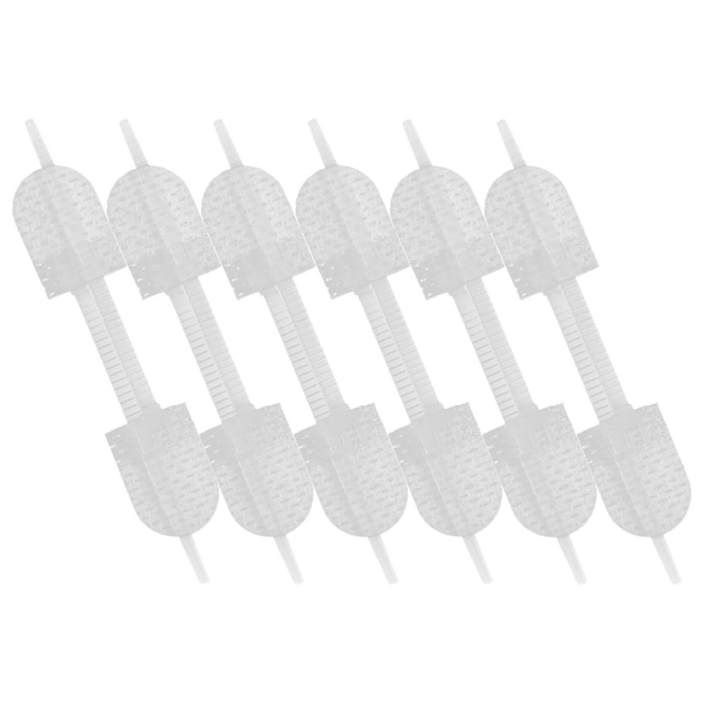 TEHAUX Zip Closure Bandage Strips for Wound Closure 6pcs 45x10mm Flexible Adhesive Bandages Free Zip Style for Outdoor First Aid and Home Wound Care