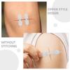 TEHAUX Zip Closure Bandage Strips for Wound Closure 6pcs 45x10mm Flexible Adhesive Bandages Free Zip Style for Outdoor First Aid and Home Wound Care view 3