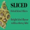 Dried Kiwi Slices Golden Kiwi Natural Color No Added Color Chewy Sweet Tropical Fruit Snack 14 oz Resealable Bag view 2