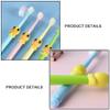 Yardwe 4pcs Gentle Bristle Toothbrush Set, Cartoon Toothbrushes for Ages 2-10 with Soft Cleaning, Colorful Small Brush Heads for Young Dental Care view 3