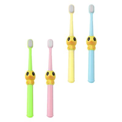 STAHAD s Toothbrush 4pcs Soft Bristle Cartoon Toothbrushes for Ages 2-10, Oral Care Teeth Cleaning Brush with Colorful Handles for Boys