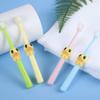 ARTSEWPLY 4pcs Cartoon Bristle Toothbrush Set, Soft Bristles Manual Teeth Cleaning Brush for Ages 2-10, Colorful Oral Care Toothbrushes for Boys view 4