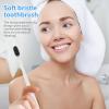 TEHAUX Soft Bristle Toothbrush 4pcs Extra Soft Bristles for Adults Small Travel Manual Toothbrushes and White Wave Handle for Gentle Gum Care view 3