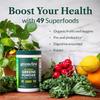 Greens First Original Greens Powder - 49 Superfoods - Organic Fruits & Veggies - Prebiotics, Probiotics & Digestive Enzymes - Antioxidant - Dairy Free/Vegan/Non-GMO (Strawberry Kiwi, 30 Servings) view 3