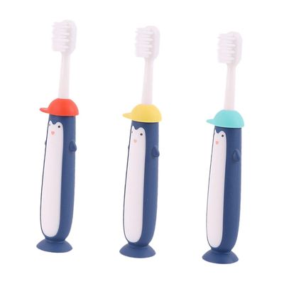 Baluue s Toothbrush 3pcs Soft Bristle Cartoon Toothbrush Set for Ages 3-12, Gentle Cleaning Oral Care for Boys with Colorful Handles Random Color