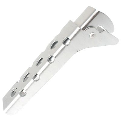 Uonlytech Anti-scalding Plate Clip Portable Aluminum Alloy Pot Holder with Holes, Heat-resistant Kitchen Hot Bowl Gripper Clamp for Outdoor Picnic and Barbecue Use