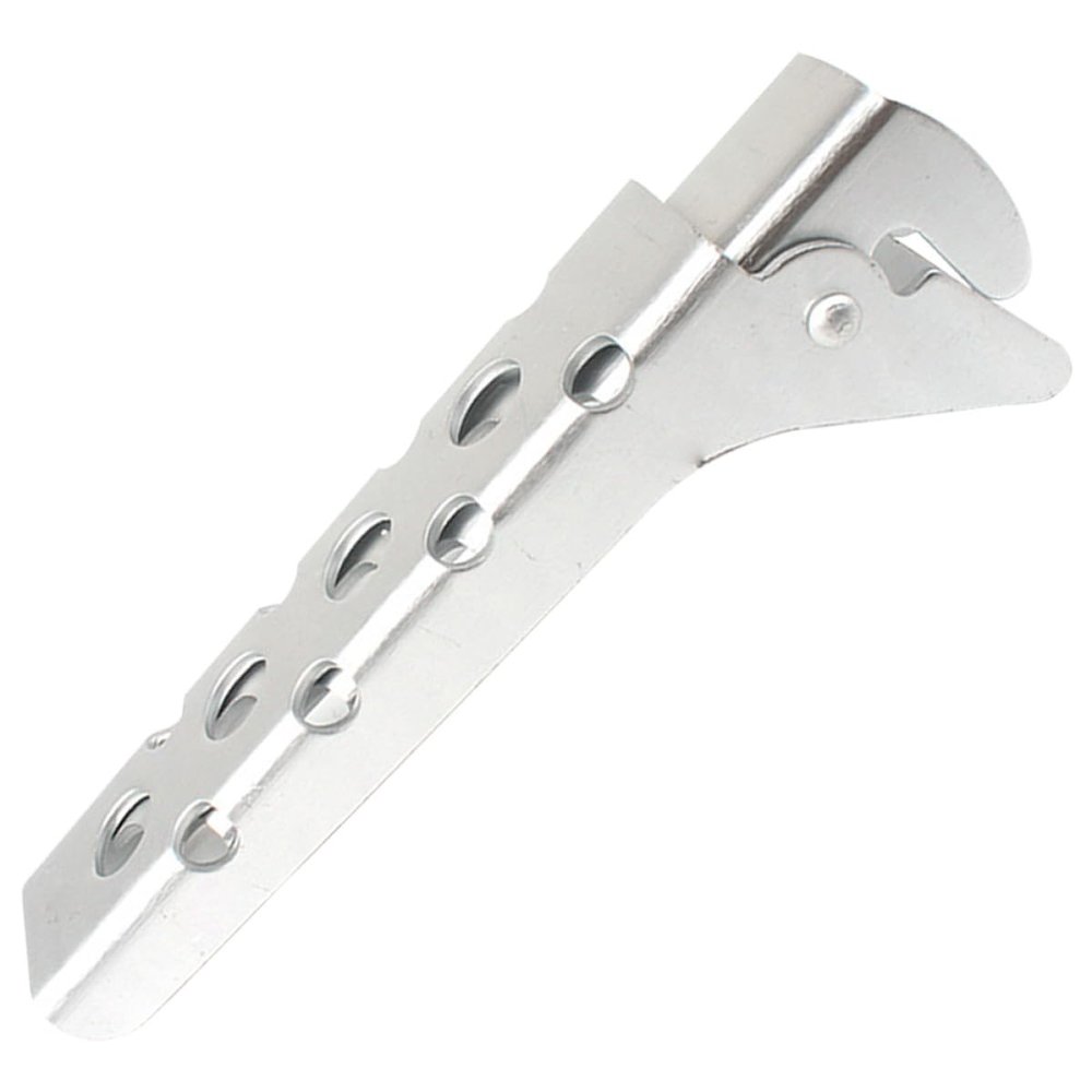 Uonlytech Anti-scalding Plate Clip Portable Aluminum Alloy Pot Holder with Holes, Heat-resistant Kitchen Hot Bowl Gripper Clamp for Outdoor Picnic and Barbecue Use