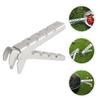 Uonlytech Anti-scalding Plate Clip Portable Aluminum Alloy Pot Holder with Holes, Heat-resistant Kitchen Hot Bowl Gripper Clamp for Outdoor Picnic and Barbecue Use view 2