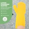 ORFOFE Latex Sponge Cleaning Gloves 2pcs, Reusable Kitchen Dishwashing Gloves with Sponge Texture, Household Cleaning Tool for Dishwashing and Home Use view 4
