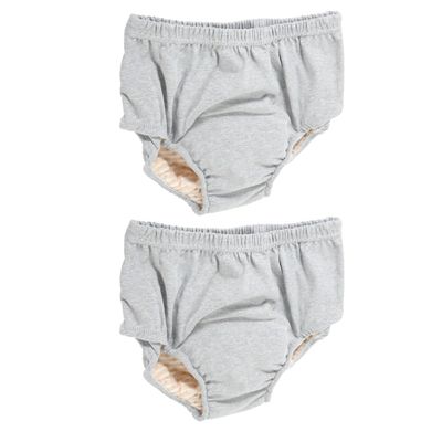 MOLUCKFU Reusable Washable Leakproof Adult Incontinence Urinal Pants 2pcs Cotton Protective Underwear for Elderly and Disabled Home Or Hospital Use