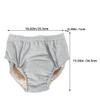 MOLUCKFU Reusable Washable Leakproof Adult Incontinence Urinal Pants 2pcs Cotton Protective Underwear for Elderly and Disabled Home Or Hospital Use view 2