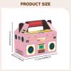 predolo 10 Pieces Gift Boxes with Handle Gift Wrapping Container Candy Treat Boxes for view 3