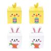 24 Pcs Easter Candy Gift Boxes Cute Rabbit Chicken Square Paper Candy Treat Box for Spring Easter Party Supplies view 1