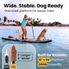 DOK Inflatable Paddle Board for Dogs: Paddle-DOK with Safe & Easy Water Access Creates Dog Friendly Paddle Board | Non-Slip EVA Foam | Military Grade & High Visibility view 4