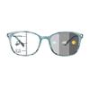 1Pair VisionGlobal Portable Progressive Multifocal Glasses, Photochromic Gray Sunglasses for Unisex Slate Blue,+0.50/+2.75Magnification view 1
