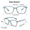1Pair VisionGlobal Portable Progressive Multifocal Glasses, Photochromic Gray Sunglasses for Unisex Slate Blue,+0.50/+2.75Magnification view 3