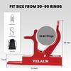 VELAUN Magnetic Cigar Holder, Golf Cart Accessory with Cigar Cutter, Powerful Magnetic Grip for Golf Cart, Adjustable Aluminum Alloy Cigar Holders for Golf Lover, Red, 30-60 Rings view 4
