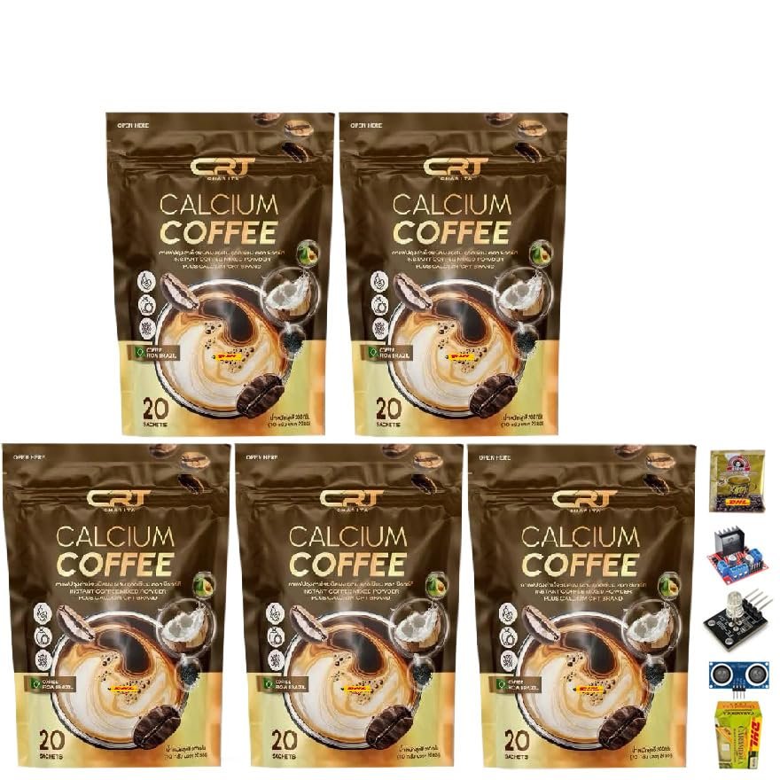 15in1 Vegan Arabica CRTCharitaCoffee Instant Coffee Mix Healthy 200g (20 Sachets) Roasted Snack Delicious Mellow Intense (of 5) By Beautygoodshop [Get Free For You Beauty Gifts]