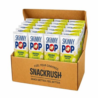 Original Popcorn Snack Variety Pack, 27 Count Individual Bags Light Crunchy Popped Snack Assortment, On-the-Go Packs, Lunchbox & Office Snacks | Custom bundled by MOOCHI