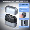 Electric Nail Clipper, 2-Speed Rechargeable Automatic Trimmer for Seniors & Babies with LED Light, Safe for Thick & Fragile Nails, Includes Nail Catcher & Storage Box view 4