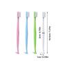 TEHAUX Double-Headed Interdental Toothbrushes 4pcs Compact Tapered Brush Set Wear-Resistant Manual Tooth Cleaning Tools for Oral Care and Travel view 2