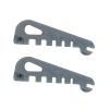 2PCS Professional Eyeglass Curvature Adjuster - 3-in-1 Glasses Frame Bender & Temple Arms Nose Pads Adjusting Tool for DIY Eyeglass Repair & Adjustment, Optician Grade Tool (Silver-Water Drop Hole) view 1