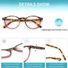 25DU Reading Glasses for Women - Blue Light Blocking Ladies Spring Hinge Readers with Pouches Anti Eyestrain/Glare Women's Computer Eyeglasses (4 Pairs Mix Color, 1.50.) view 4