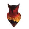 FHEDVBN Fall Autumn Leaves Ski Mask UPF 50+ Balaclava - Windproof Face Cover for Men Women Cooling Summer Half Face Mask Scarf Sun UV Protection Neck Gaiter for Outdoor Activities view 3