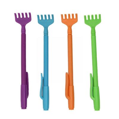 1Pcs Stainless Steel Back Massage Tool with Telescopic Handle,Back Scraper Extends from 7 to 15.8 inchesRandom Color