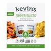 3 x Kevins Natural Foods Simmer Sauce Variety Pack, Teriyaki and Thai Coconut, 6 Pouches, Paleo and Keto, Gluten-Free, Soy-Free, 42 oz view 1