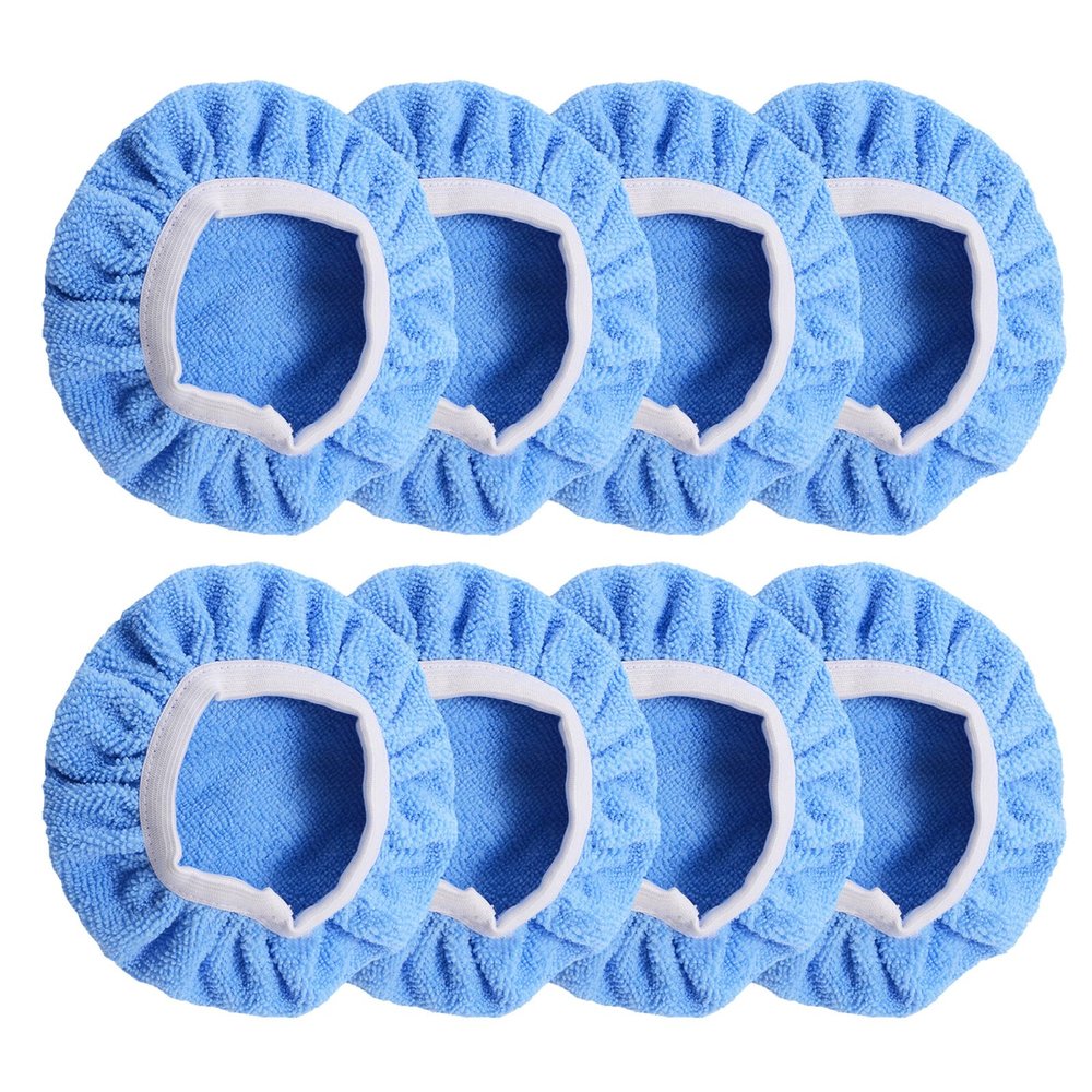 QERPON 8Pack Steams Mop Pad Microfibre Cloths Compatible for Handheld Steams Cleaner Washable Steams Cleaner Covers