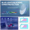 KomftOptix Metal Reading Glasses Blue Light Blocking Computer Readers 4 Colors Value Pack Cheaters Spring Hinges Full Rim Classic Comfortable for Men & Women (+2.75 Strength) view 3