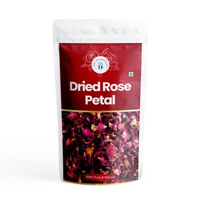 Jiaz Enterprises Dried Rose Petals 40g (1.41Oz) | Edible Rose Petals, Dried Flower Petals for Tea, Baking, Flower Sprinkles & Wedding Cakes, Gourmet Cooking, Dessert Decoration, DIY Bath Salts | Dried Flower Petals for Herbal Tea