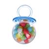 Zerodis 12PCS Candy Bottle, Nipple Shape Candies Boxes Clear Sweet Treat Holder Wedding Favor Storage Box for Baby Shower Party Favors Decorations (Blue) view 1