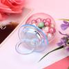 Zerodis 12PCS Candy Bottle, Nipple Shape Candies Boxes Clear Sweet Treat Holder Wedding Favor Storage Box for Baby Shower Party Favors Decorations (Blue) view 2