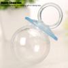 Zerodis 12PCS Candy Bottle, Nipple Shape Candies Boxes Clear Sweet Treat Holder Wedding Favor Storage Box for Baby Shower Party Favors Decorations (Blue) view 3