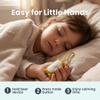 Glowco CalmCarry Mini Bear Kids Sleep Aid Device Handheld Microcurrent Relaxation Tool, Supports Calm, Focus & Gentle Relief, USB Rechargeable, Portable Wellness Device for Children (Orange) view 4