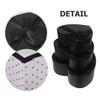 TOBBOMEY Valentines Day Heart-shaped Boxes 3pcs Set (large, Medium, Small) with Lids for Chocolates, Flowers, and Presents Packaging view 3