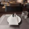 HAMPPLIES 50pcs Disposable Dinner Napkins with Flatware Pocket 40x40cm Thick White Paper Napkins for Weddings Parties Restaurants Home Use view 3