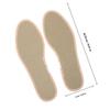 Luxshiny Charcoal Shoe Insoles for Men 2 Pairs Breathable Sweat-Absorbing Thick Inserts Comfortable Athletic and Military Training Footwear Pads view 2