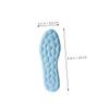 GARVALON 4d Pebble Anti-Slip Shoe Insoles for Women and Men, High Elastic Shock Absorption, Sweat-Absorbent, Breathable Sports Inserts, 6 Pairs Cut-to-Size for Work Boots and Sneakers view 2