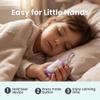 Glowco CalmCarry Mini Bear Kids Sleep Aid Device Handheld Microcurrent Relaxation Tool, Supports Calm, Focus & Gentle Relief, USB Rechargeable, Portable Wellness Device for Children (Pink) view 4