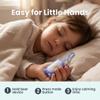 Glowco CalmCarry Mini Bear Kids Sleep Aid Device Handheld Microcurrent Relaxation Tool, Supports Calm, Focus & Gentle Relief, USB Rechargeable, Portable Wellness Device for Children (Purple) view 4