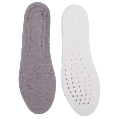 TOVINANNA Winter Warm Insoles for Women, Self-Heating Thick Fleece Shoe Inserts with Shock Absorption, Soft Breathable Foot Warmers for Boots and Heels, Size 43-44 Pair