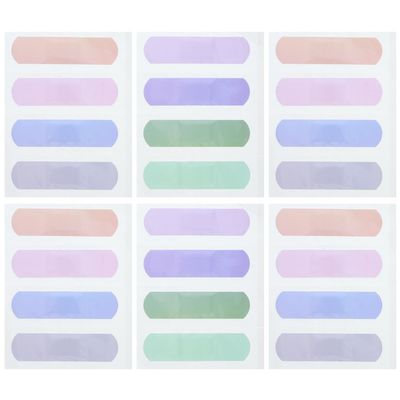 Colorful Breathable Adhesive Bandages 64pcs Flexible Self-Adhesive Cartoon Wound Patches for First Aid Hemostatic Fingertip Bandages Style