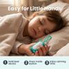 Glowco CalmCarry Mini Bear Kids Sleep Aid Device Handheld Microcurrent Relaxation Tool, Supports Calm, Focus & Gentle Relief, USB Rechargeable, Portable Wellness Device for Children (Teal) view 4