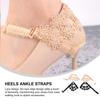 Holibanna 2 Pairs High Heel Shoe Straps Elastic Lace Bands Adjustable Anti-slip Shoe Strap Replacement for Women's Dress Heels and Sandals view 4