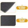 Luxshiny Replacement Wheelchair Footrest Pedal Pair, Heavy Duty Plastic Footplates 1.9cm Hole, Stable Support for Patient Mobility and Daily Use view 4
