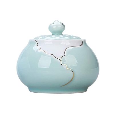 YMGSCC Mini Cremation Tank, Sealed -Proof Animal Commemorative Cans, Pet Coffins Ceramic